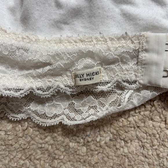 Gilly Hicks White Lace Halter Bralette - Picture 3 of 3